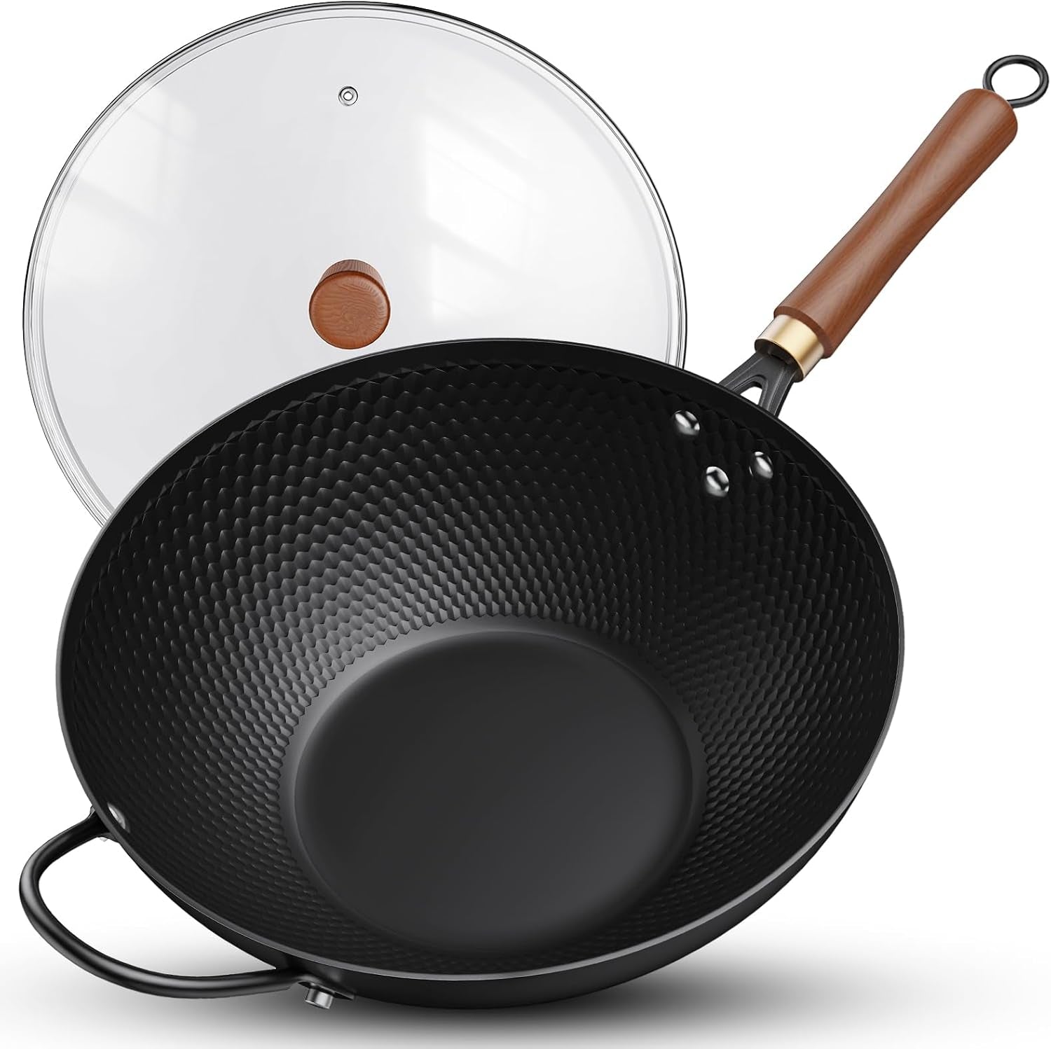 wok-with-lid-13-inch-carbon-steel-woks-stir-fry-pans-nonstick-pre-seasoned-5-6qt-flat-bottom-chinese-wok-pan-with-lid-pfoa-ptfe-free-cookware-compatible-with-all-cooktops