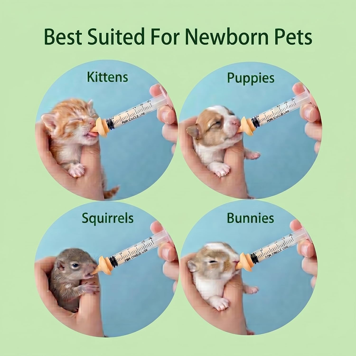 pet-nursing-kit-anti-choke-curved-tip-syringe-kitten-bottle-feeding-set-with-pre-pierced-silicone-nipples-formula-dispenser-for-newborn-puppies-kittens-and-wildlife-rehabilitation