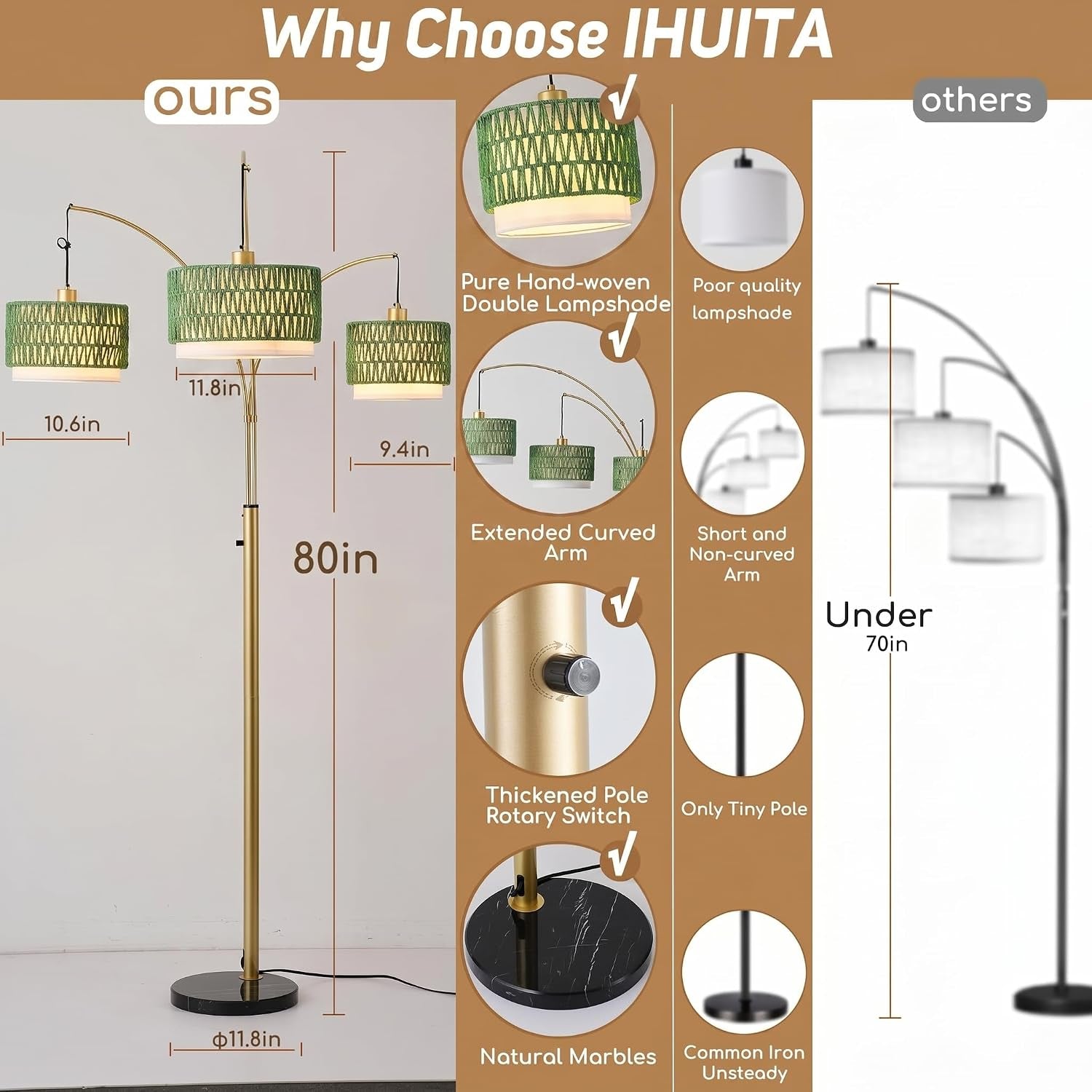 3-light-arc-rattan-floor-lamp-for-living-room-80-gold-boho-lamp-heavy-natural-marble-base-1-2-3-light-rotary-switch-double-layer-green-wicker-fabric-shades-for-coastal-style-8-ft-ceilings
