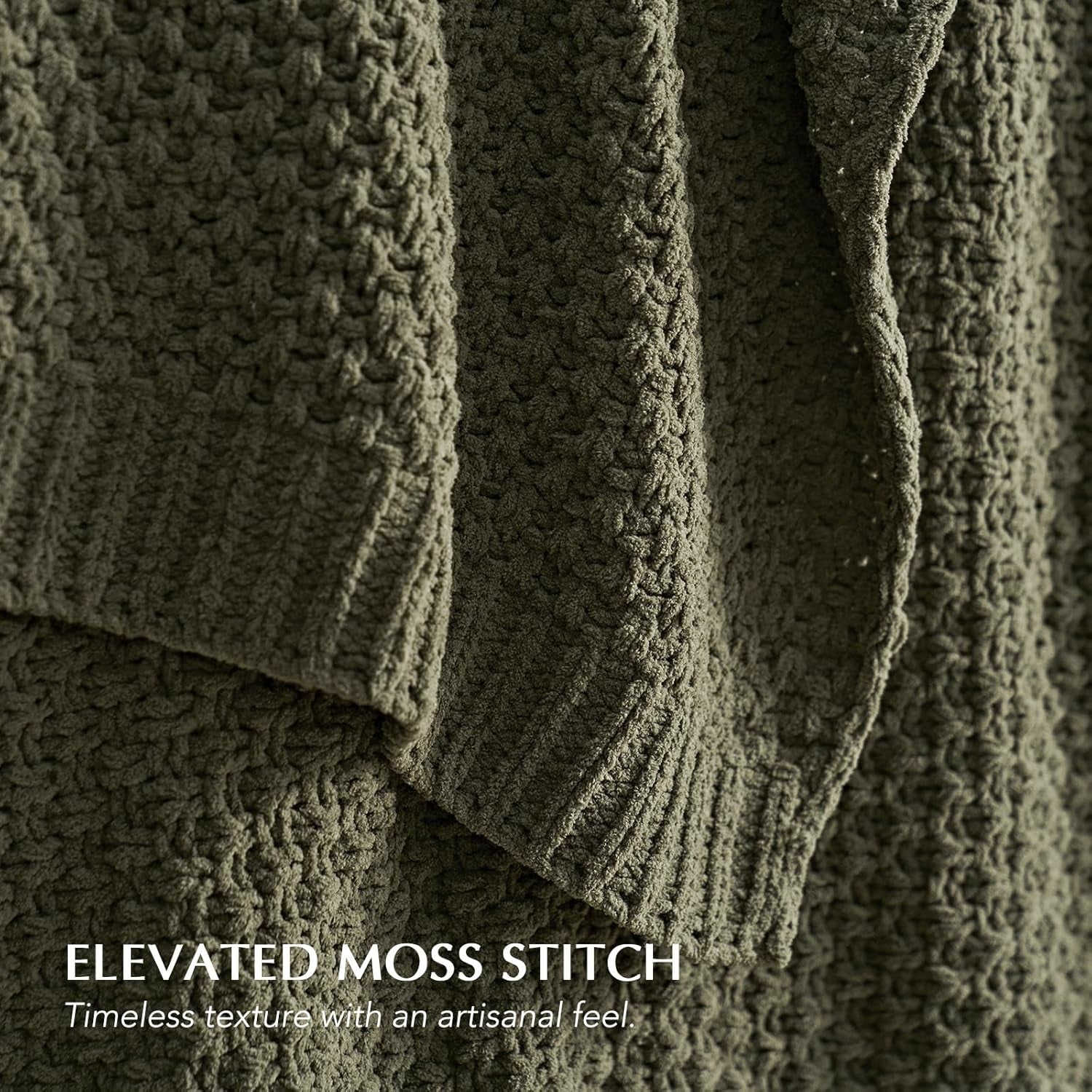 home-chunky-chenille-knit-throw-blanket-50-x-60-olive-green-sculpted-moss-stitch-chic-modern-farmhouse-all-season-warmth-oeko-tex®-certified-elegant-blanket-for-couch-bed-sofa