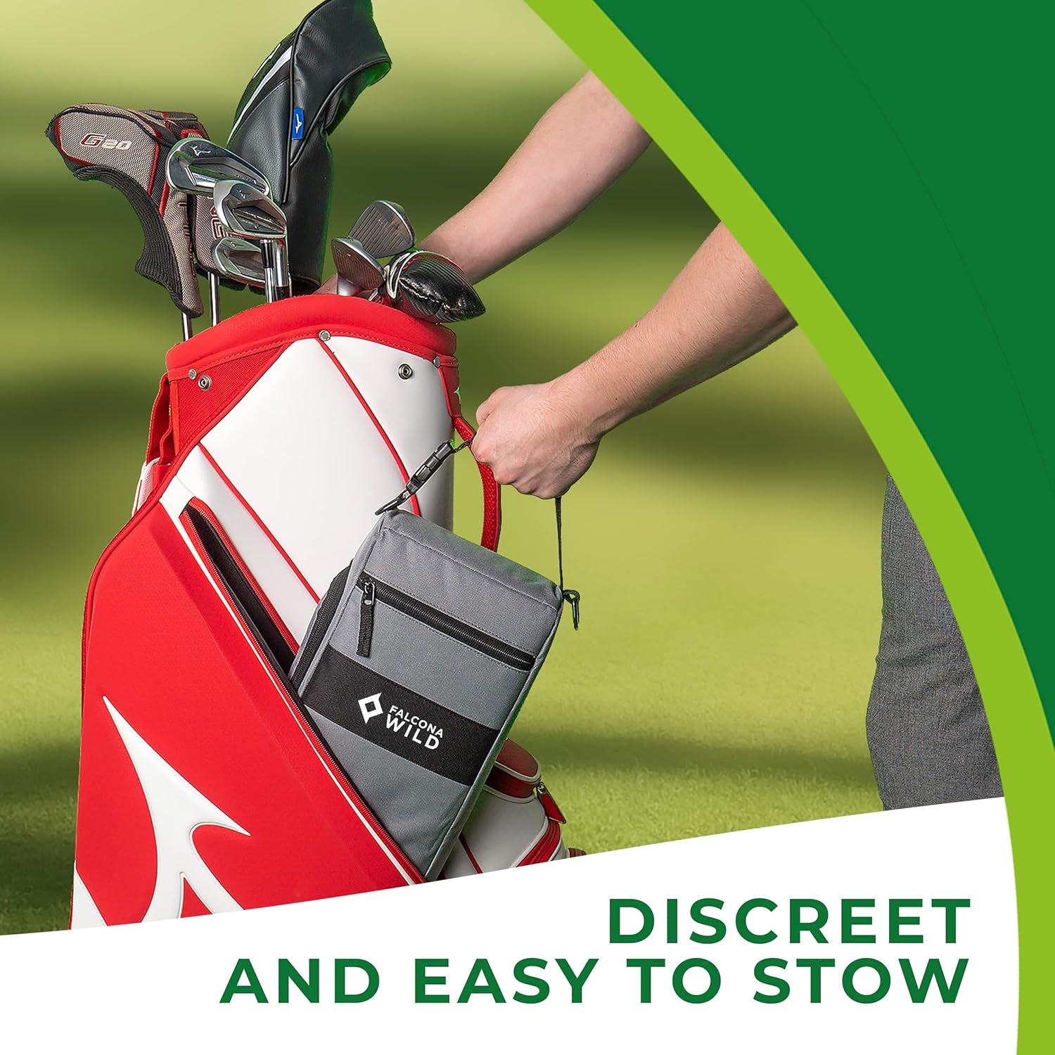 golf-cooler-bag-plus-2-ice-packs-keeps-drinks-cold-for-hours-holds-6-cans-fits-discreetly-in-golf-bags-comfortable-carry-strap-insulated-beer-sleeve-useful-golf-accessories-and-gifts