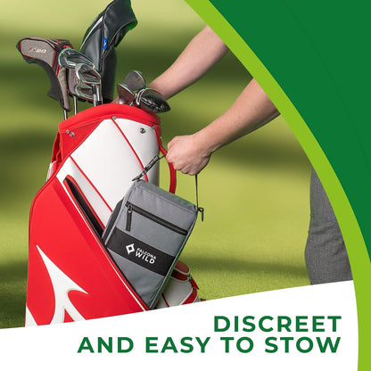 Golf Cooler Bag plus 2 Ice Packs - Keeps Drinks Cold for Hours | Holds 6 Cans, Fits Discreetly in Golf Bags, Comfortable Carry Strap, Insulated Beer Sleeve, Useful Golf Accessories and Gifts4