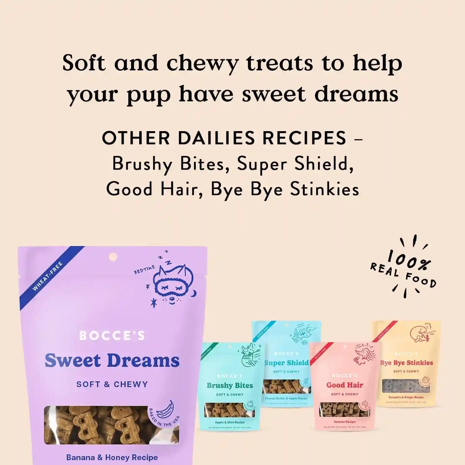 bocces-bakery-sweet-dreams-soft-chewy-dog-treats-banana-honey-6-oz