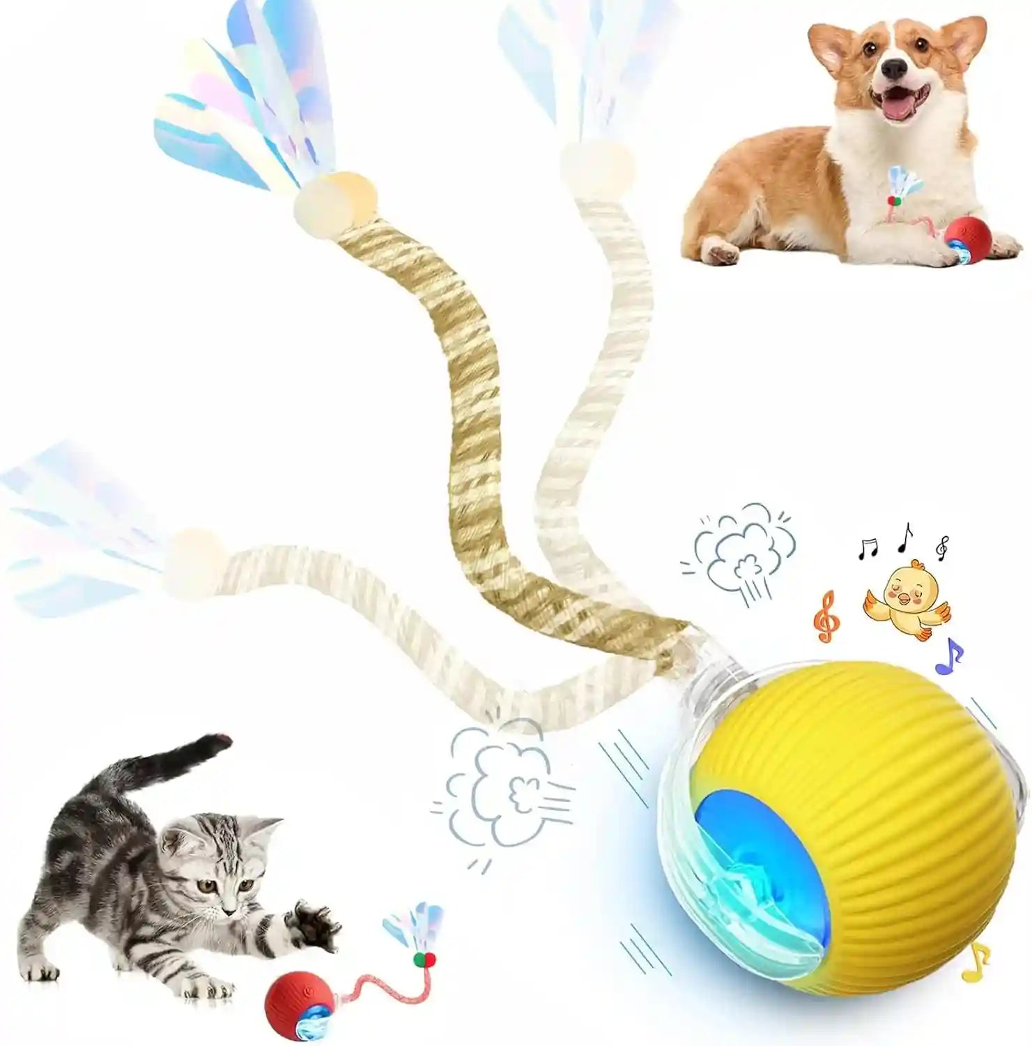 2-packs-speed-2-0-tail-interactive-cat-toys-for-indoor-cats-chirping-motion-activate-cat-toy-smart-kitten-rolling-ball-moving-ball-toys-rechargeable-dog-cats-bal-l-for-enrichment-exercise