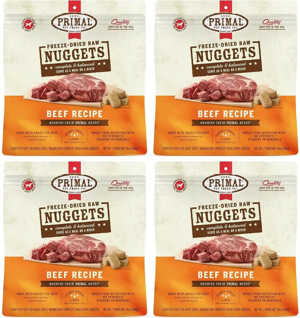 Primal Freeze Dried Dog Food Nuggets, Chicken; Complete Balanced Meal, Topper or Treat; Premium, Healthy, Grain Free, High Protein Raw Dog Food, 14 Oz | Complete & Balanced Nutrition, Meal, Topper or Treat, Grain-Free, High Protein, No Synthetic Vitamins & Minerals34