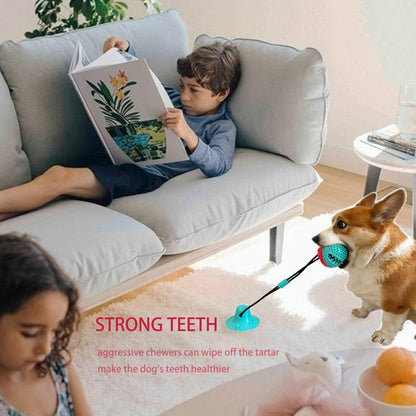 Askhald Dog Toys Chew Toys for Aggressive Chewers, Puppy Training Treats Teething Rope Toys for Boredom Dog Puzzle Treat Food Dispensing Ball Toys for Puppies Teething (Blue)5