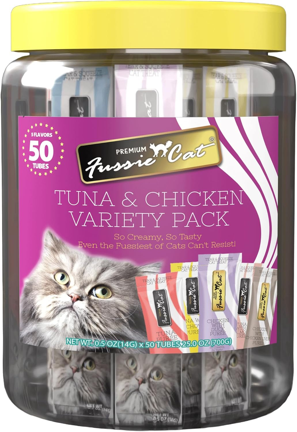 fussie-cat-0-5-ounces-each-50-tubes-ocean-fish-variety-10-flavors