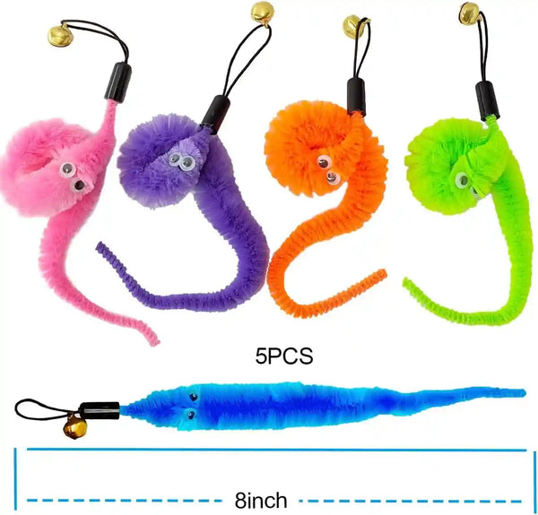ZPH Cat Toys Interactive for Indoor Cats,2Pcs Retractable Cat Wand,9Pcs Teaser Toys&1Pcs Hanging Door Lure Kitten Toy,Interactive Feather Toy for Teaser Play and Chase Exercise with Kitten6