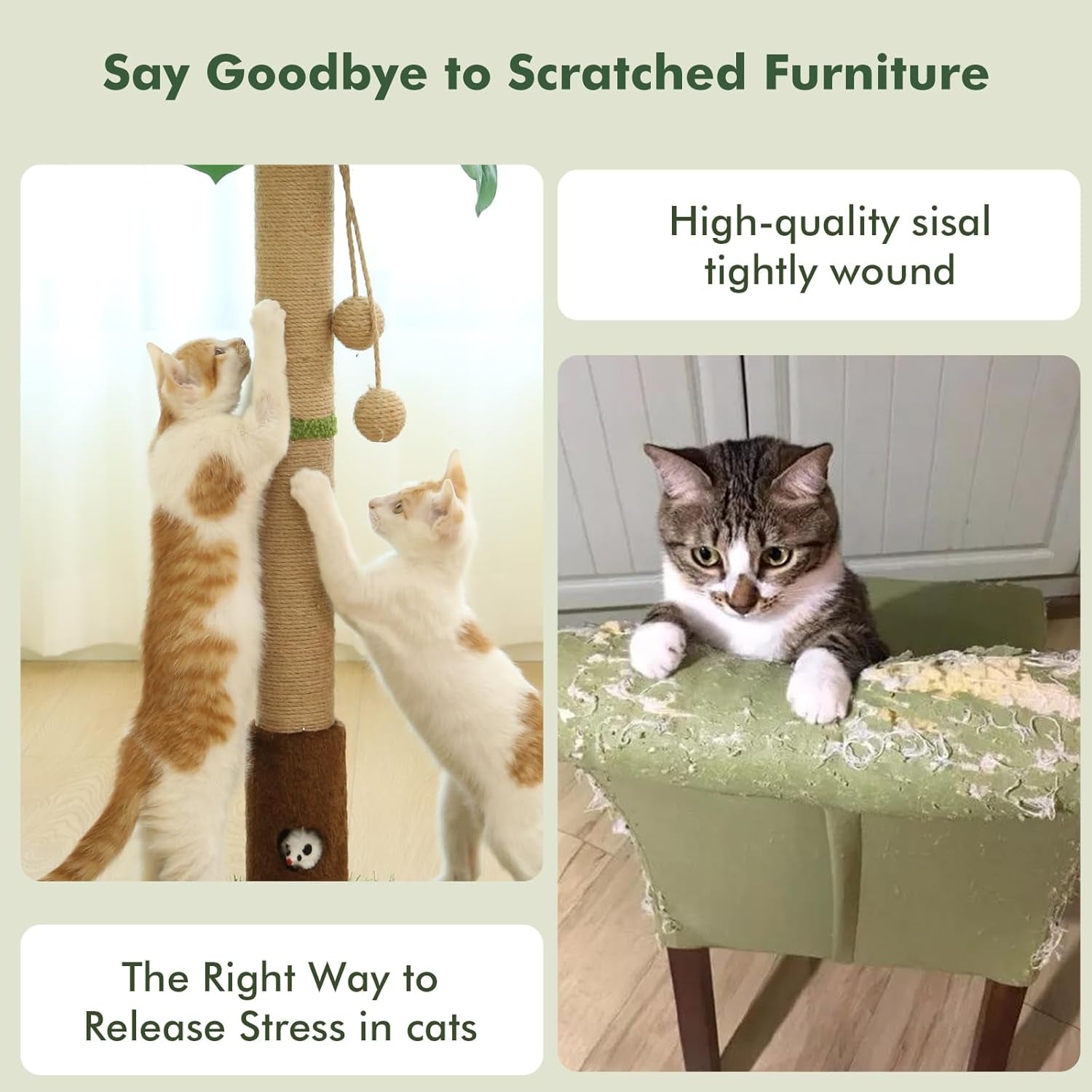 woochpet-tall-cat-scratching-post-cat-toys-cat-scratcher-tree-for-large-cat-heavy-duty-protect-sofa-modern-boho-cat-ball-track-cat-tree-for-indoor-cats