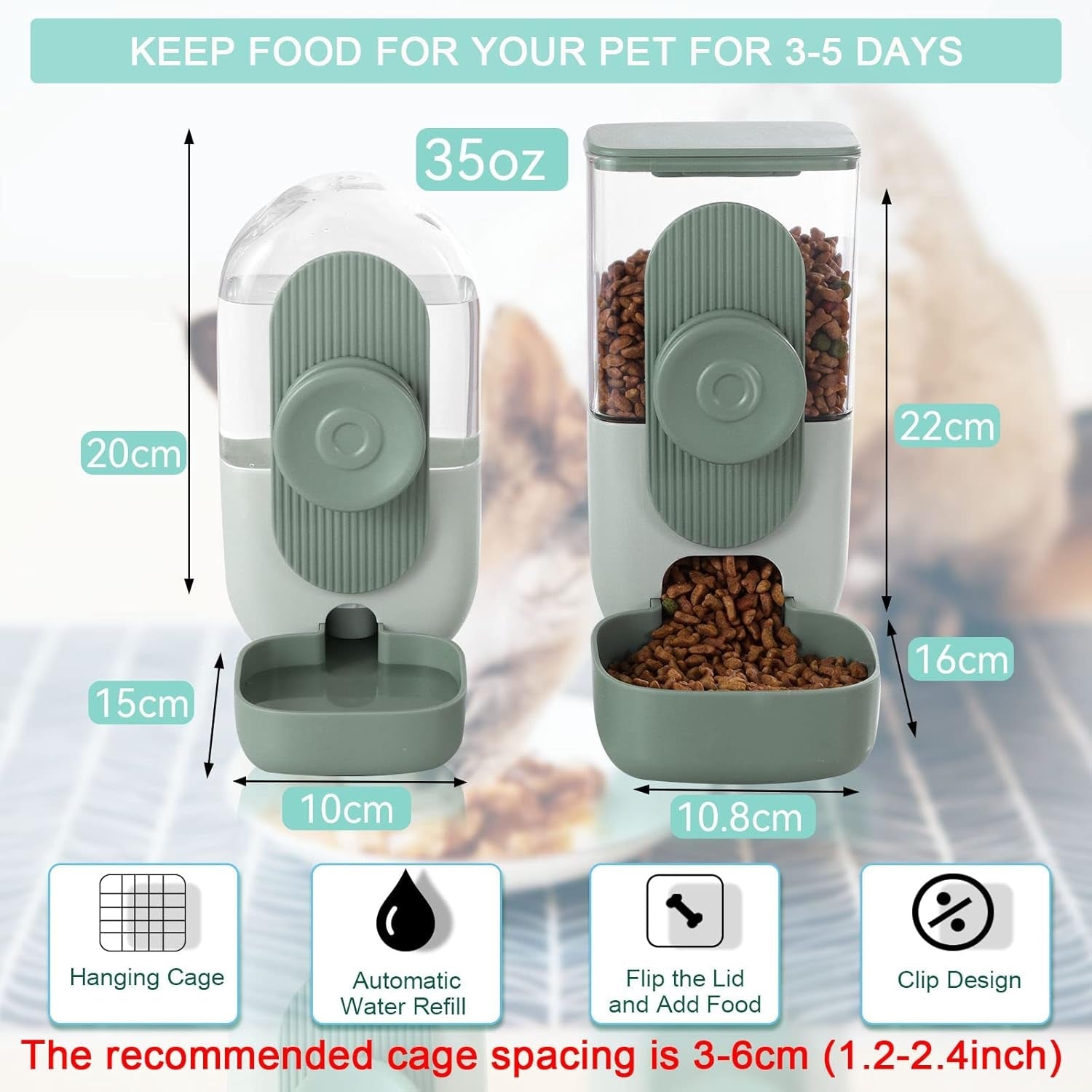 lemtrflo-rabbit-feeder-bunny-water-bottle-dispenser-pet-cage-food-bowl-suitable-for-rabbits-guinea-pigs-ferrets-cat-and-other-small-pets