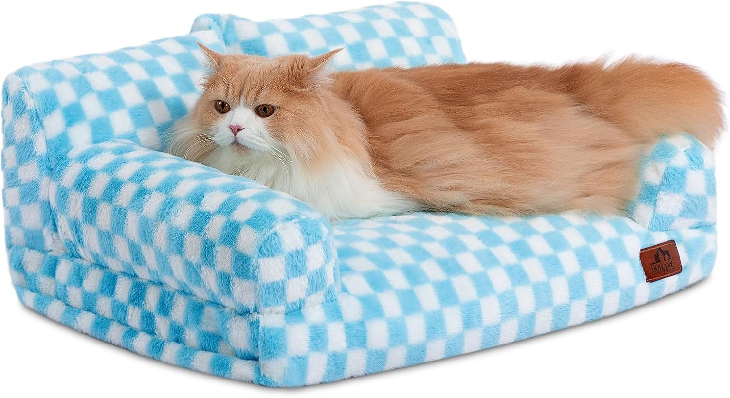 hollypet-small-dog-large-cat-bed-puppy-couch-beds-for-pets-up-to-25-lbs-fluffy-dog-cat-couch-plush-soft-warming-pets-beds-with-machine-washable-cover-and-non-slip-bottom