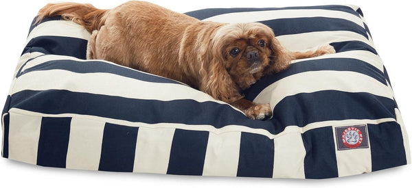 Majestic Pet Stripes Rectangle Medium Dog Bed Washable – Non Slip Comfy Pet Bed – Dog Crate Bed with Removable Washable Cover – Dog Kennel Bed for Sleeping, Polyester Fiber, Medium, Black13