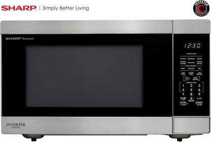 SMC2266KS 2.2 Cu. Ft. 1200W Stainless Steel Countertop Microwave Oven | Stainless Steel, Removable 16.5" Carousel Turntable11