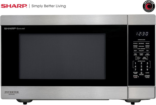 SMC2266KS 2.2 Cu. Ft. 1200W Stainless Steel Countertop Microwave Oven | Stainless Steel, Removable 16.5" Carousel Turntable11
