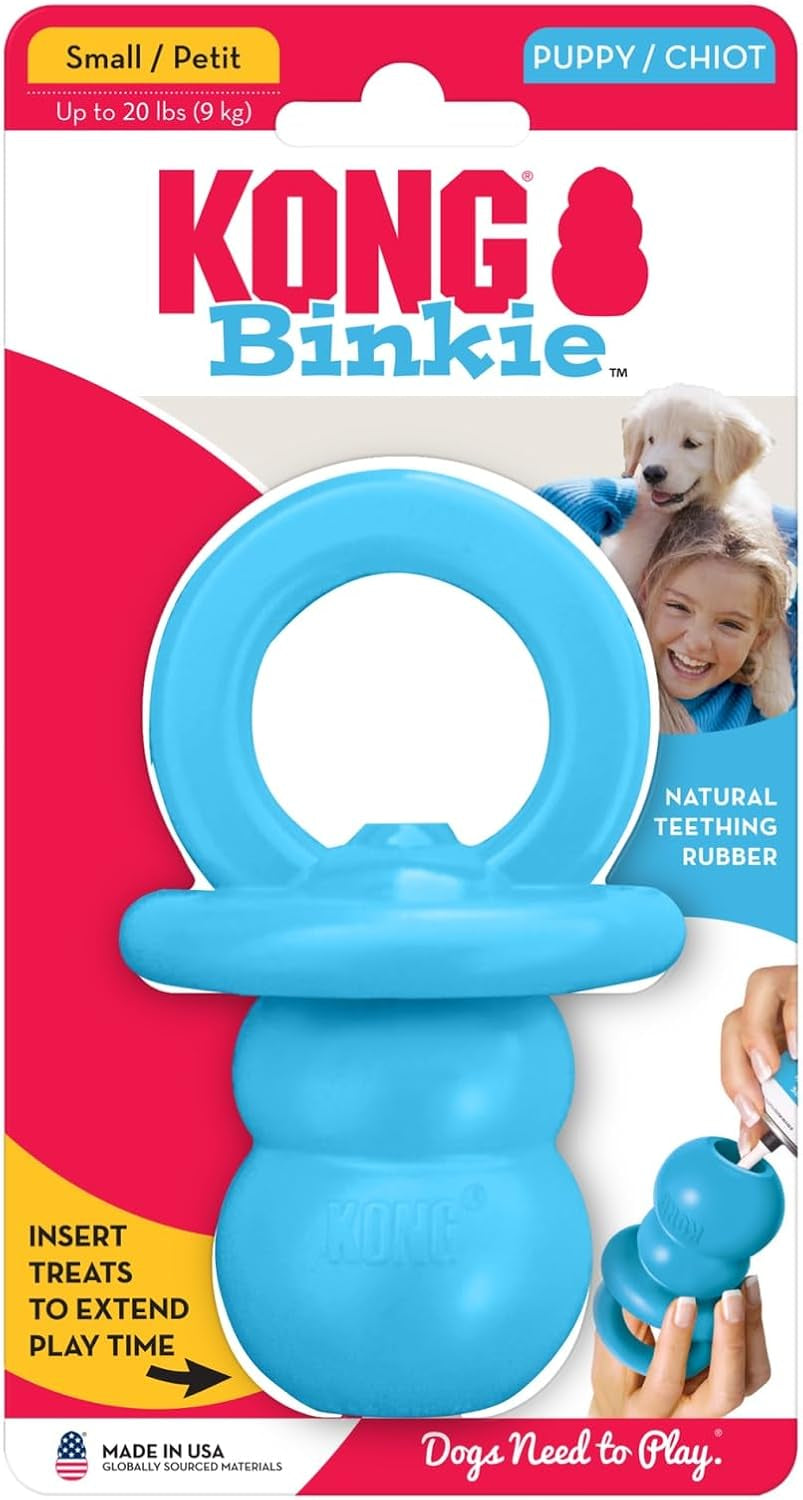 kong-puppy-binkie-pacifier-dog-toy-for-puppies-stuffable-treat-chew-toy-for-treats-durable-natural-rubber-for-teething-puppy-for-small-puppies-blue