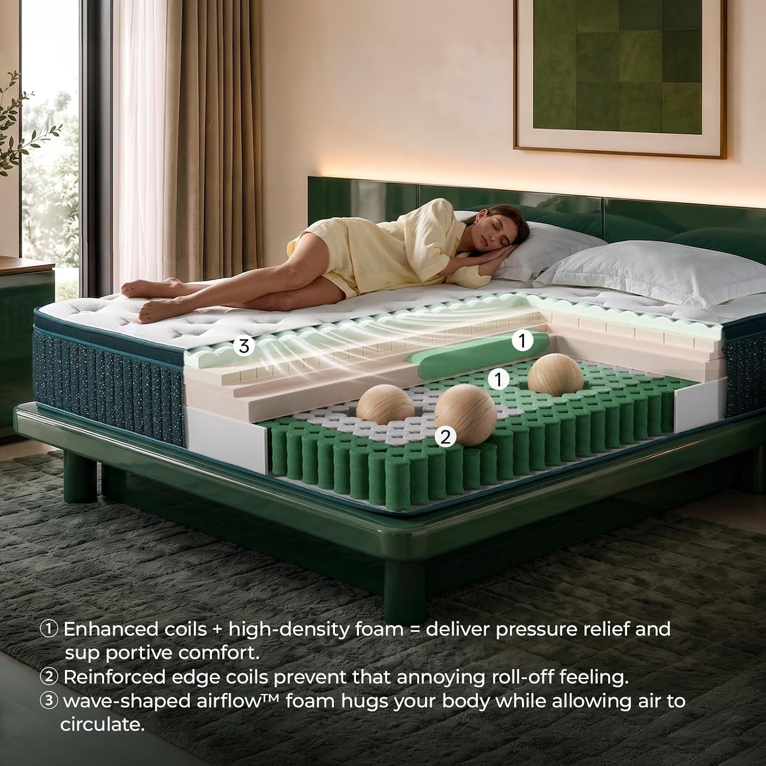 14-inch-queen-hybrid-mattress-medium-firm-gel-foam-motion-isolation