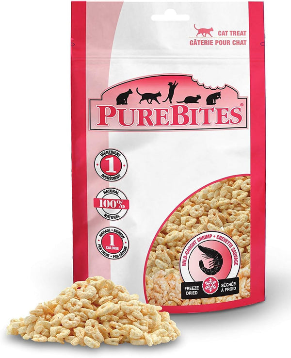 Purebites Freeze Dried Salmon Cat Treats 57G | 1 Ingredient | Made in USA (Packaging May Vary)10