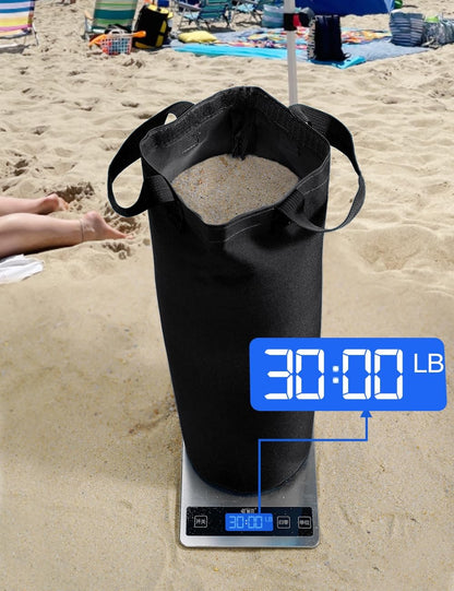120LBS Extra Large Heavy Duty Canopy Weights Sand Bags for Ez Pop up Canopy Tent Gazebo Outdoor Instant Sun Shelter Patio Umbrella, Upgraded 5 Full-Sized Magic Stick and 2 Nylon Handles, 4Pack6