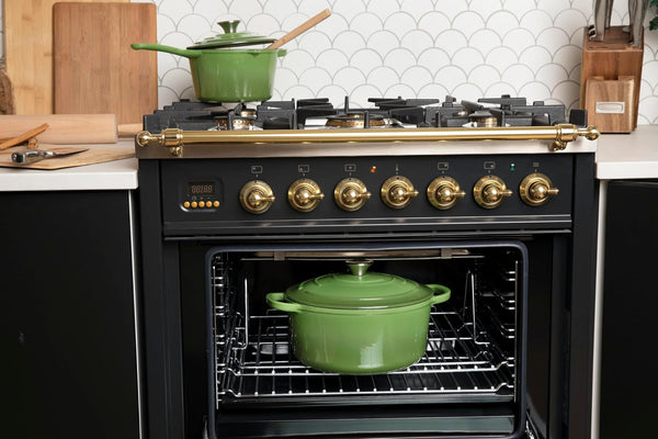 4-Piece Enameled Cast Iron Set, Oven Safe and Suitable for All Cooktops – Includes 5.7 Quart Dutch Oven Pot with Lid and 2.2 Quart Saucepan with Lid (Okra)7