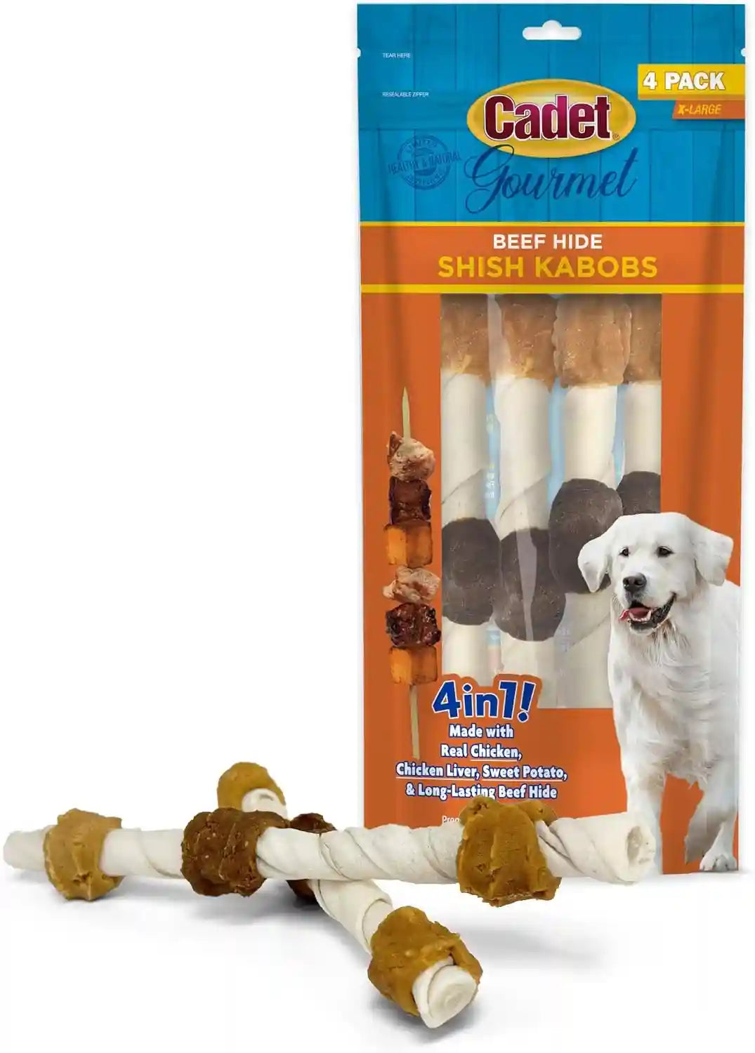 cadet-gourmet-shish-kabob-dog-chews-for-large-breeds-rawhide-treats-for-dogs-with-chicken-and-sweet-potato-healthy-natural-beef-hide-10-inch-sticks-4-count-pack-of-1