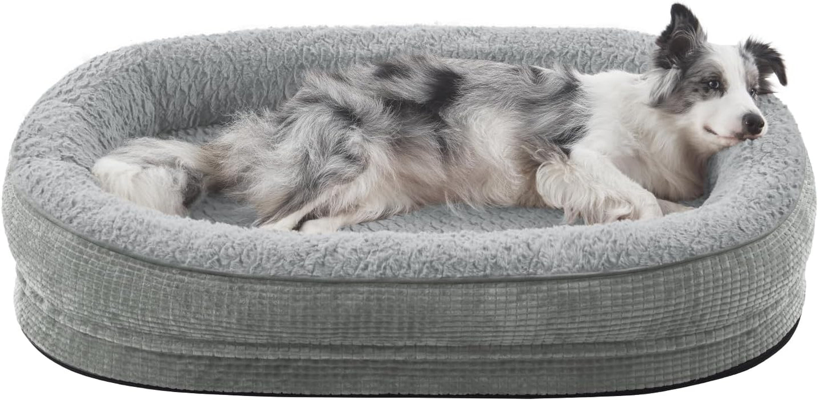 joejoy-orthopedic-dog-beds-large-sized-dog-xl-egg-crate-memory-foam-pet-couch-bed-with-bolster-sides-waterproof-lining-removable-washable-cover-non-slip-bottom-grey