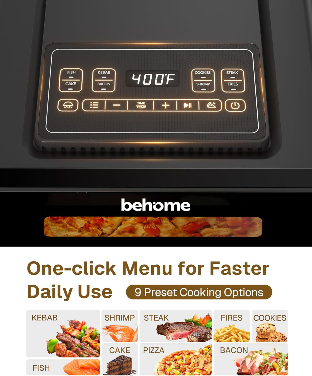 indoor-pizza-oven-air-fryer-6-5qt-family-size-with-pizza-stone-9-cooking-preset-with-viewing-window-light-105-f-450-f-adjustable-for-air-fry-roast-bake-dehydrate-fries-1700w-black