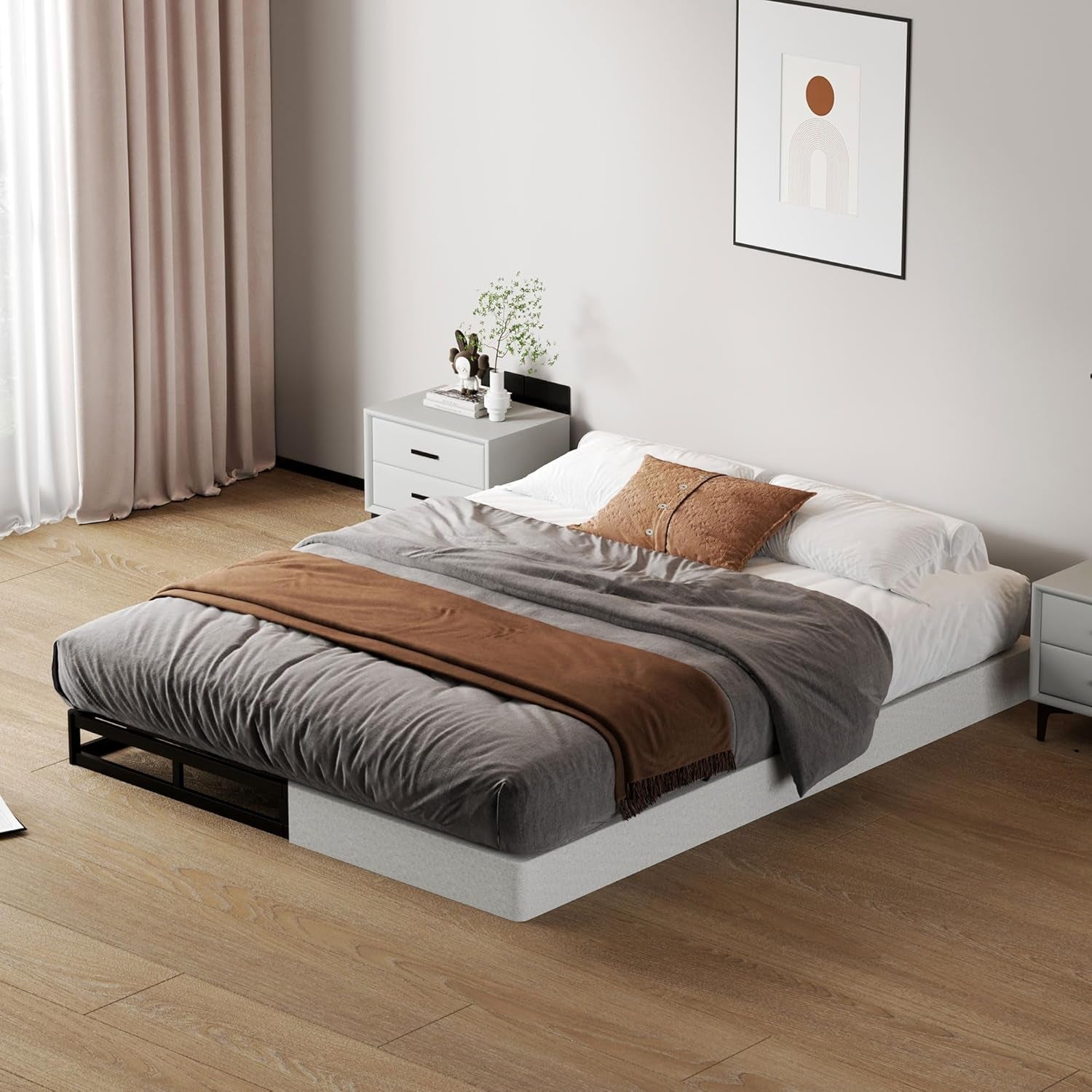 queen-size-box-springs-5-inch-low-profile-mattress-foundation-no-noise-heavy-duty-metal-basics-bed-base-with-clean-fabric-cover-easy-assembly