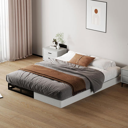 Queen Size Box Springs - 5 Inch Low Profile Mattress Foundation No Noise Heavy Duty Metal Basics Bed Base with Clean Fabric Cover, Easy Assembly6