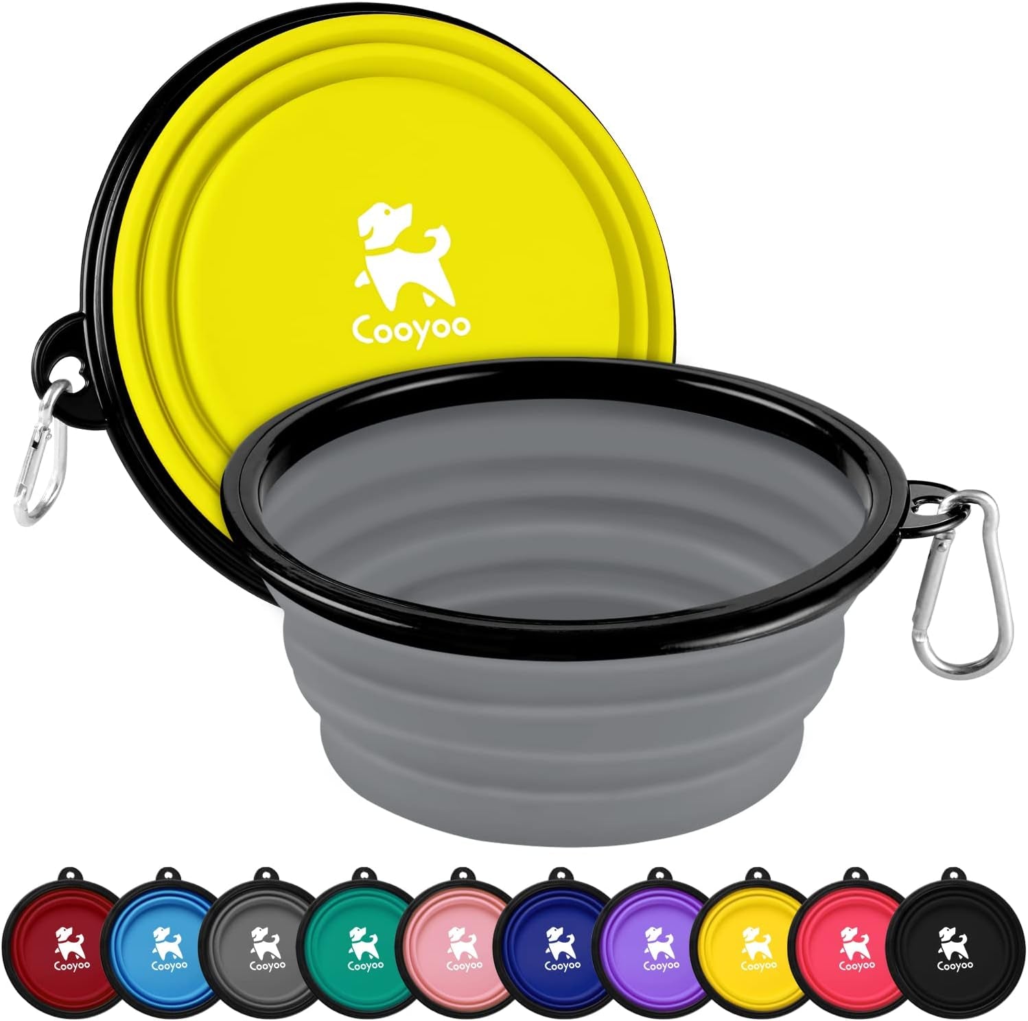 cooyoo-collapsible-dog-bowl-2-pack-collapsible-dog-water-bowls-for-cats-dogs-portable-pet-feeding-watering-dish-for-walking-parking-traveling-with-2-carabiners