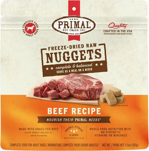 Primal Freeze Dried Dog Food Nuggets, Chicken; Complete Balanced Meal, Topper or Treat; Premium, Healthy, Grain Free, High Protein Raw Dog Food, 14 Oz | Complete & Balanced Nutrition, Meal, Topper or Treat, Grain-Free, High Protein, No Synthetic Vitamins & Minerals23