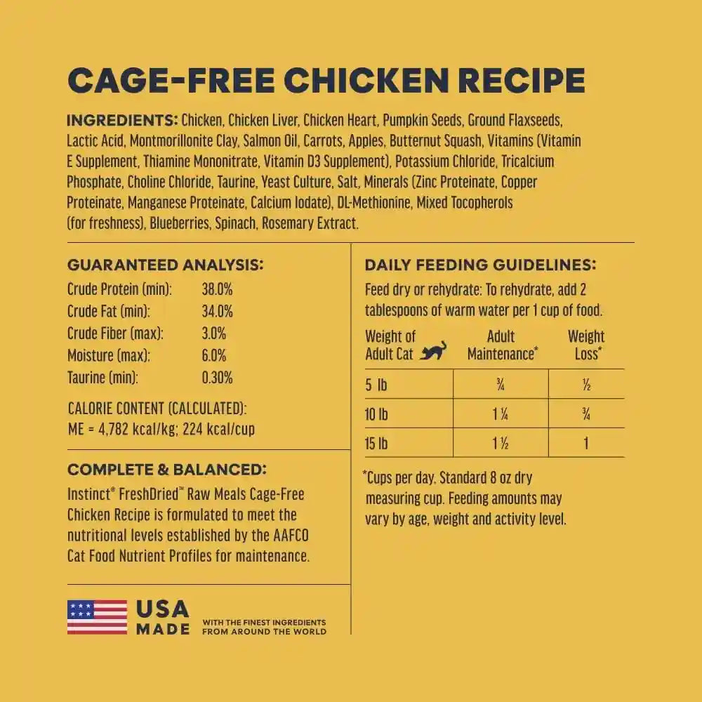 instinct-freeze-dried-raw-meals-natural-cat-food-chicken-9-5-oz-bag-freshdried-raw-93-meat-organs-7-non-gmo-vegetables-fruits-other-wholesome-ingredients-supports-overall-vitality
