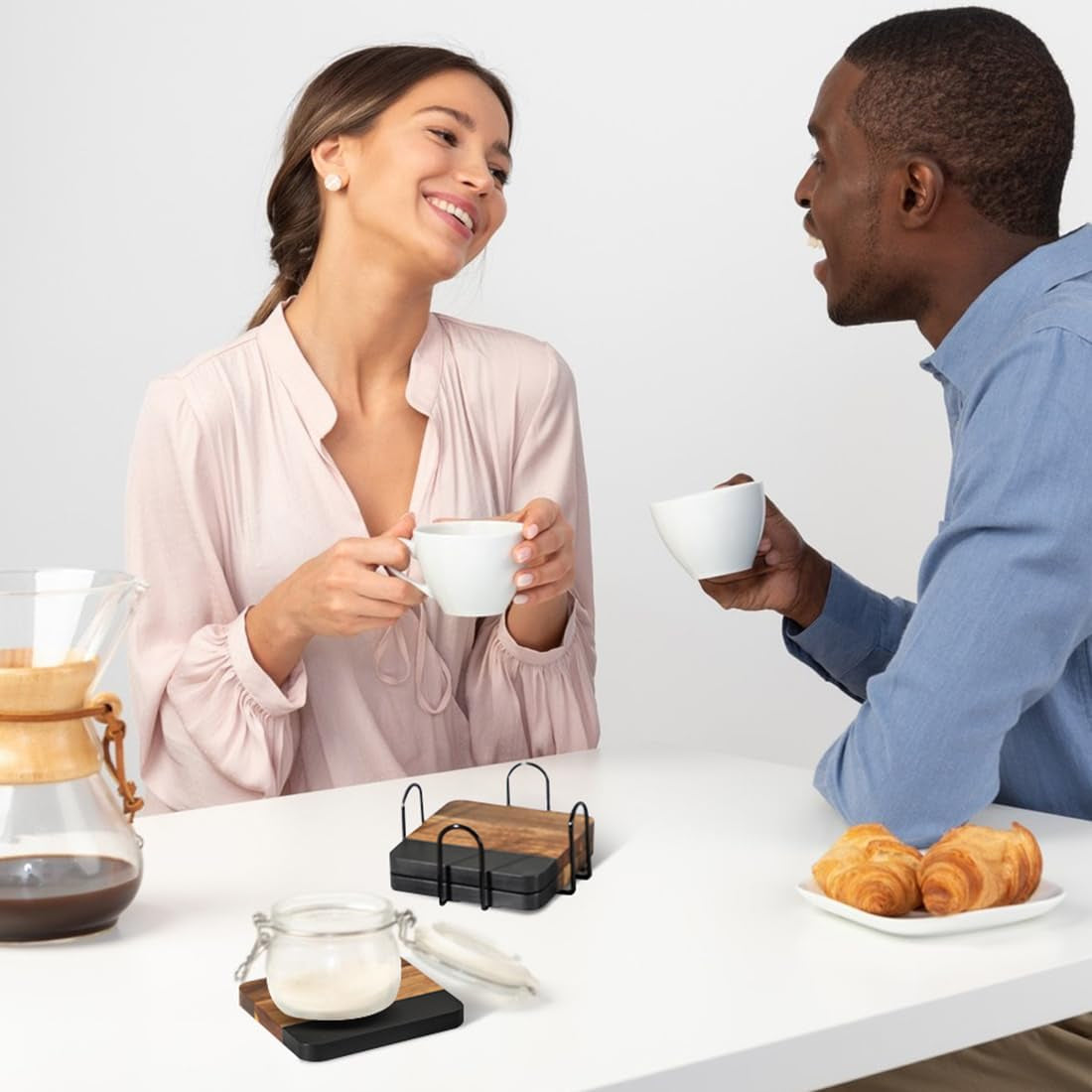 black-marble-wood-coasters-with-holder-for-drinks-set-of-4-square-non-slip-wooden-stone-coaster-coffee-table-accessories-manly-coaster-for-men-coffee-table-bar-office-rustic-modern