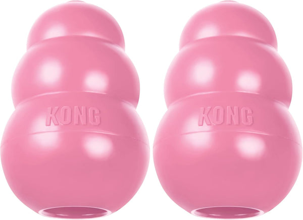 KONG Puppy - Natural Teething Rubber Chew Toy for Dogs - Stuffable Dog Toy for Extended Playtime - Chew & Fetch Toy for Puppies - for Small Puppies - Blue12