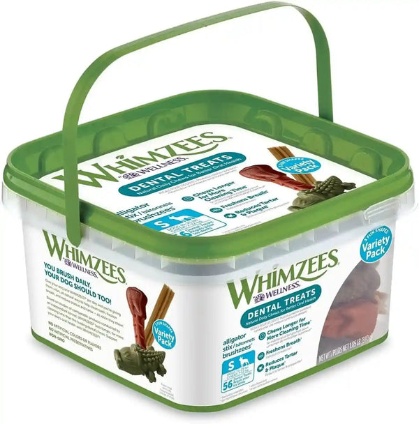 Wellness WHIMZEES Value Pack Natural Dog Dental Treat, Chews, Freshens Breath, Large Size, 50.9 Oz Box, 24 Count14