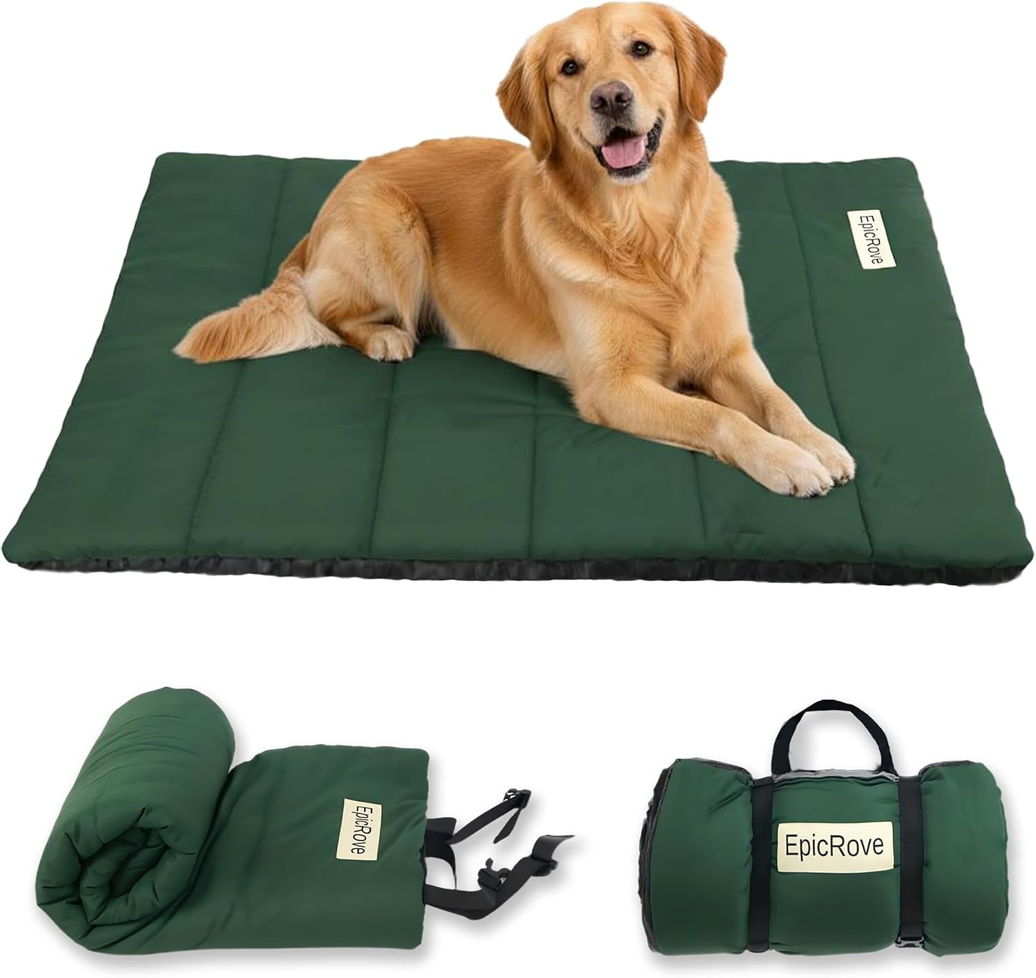 rovepad-trail-dog-bed-mat-43x27-waterproof-non-slip-outdoor-travel-mat-for-camping-car-silent-peachskin-roll-up-pad-for-medium-large-dogs-machine-washable