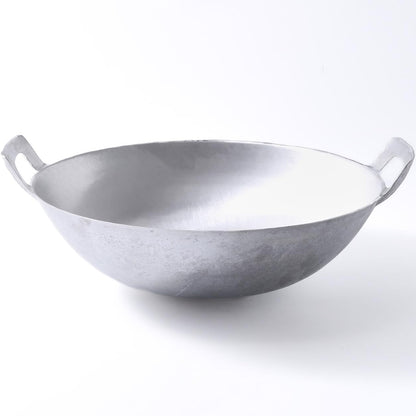 Kawali Filipino Wok, 13 in Aluminum Double-Handle Pan | Deep Round-Bottom Design, for Pancit, Stir-Frying and Shallow Frying, Gas and Outdoor Burner Use1