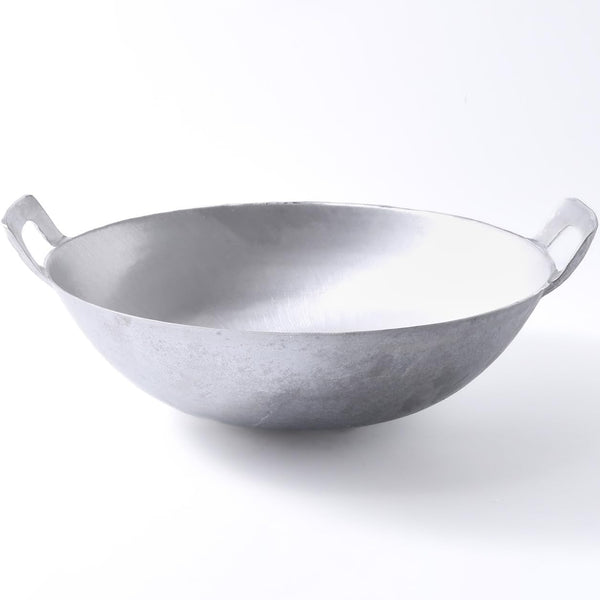 Kawali Filipino Wok, 13 in Aluminum Double-Handle Pan | Deep Round-Bottom Design, for Pancit, Stir-Frying and Shallow Frying, Gas and Outdoor Burner Use1