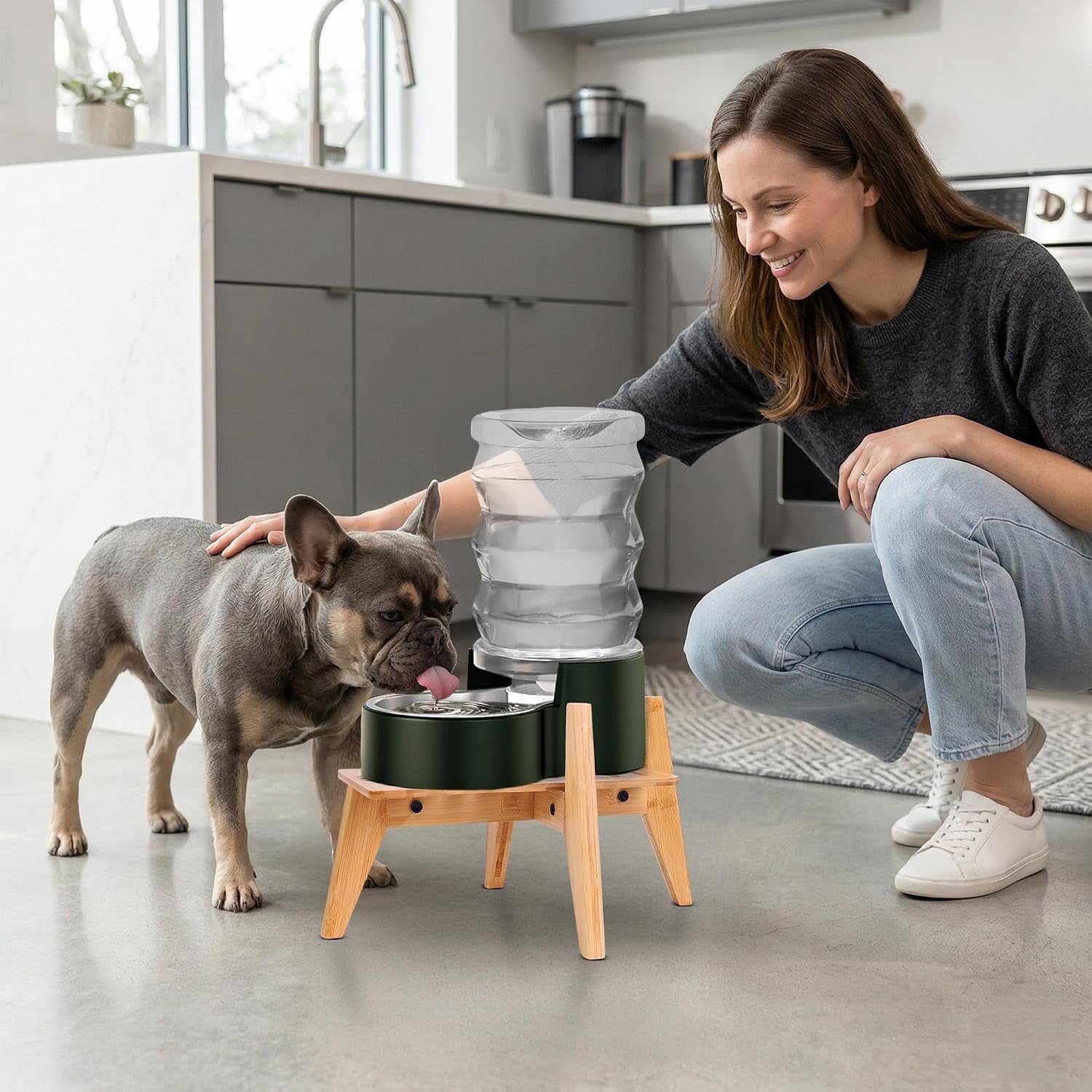 dog-water-and-food-dispenser-stand-for-medium-dogs-adjustable-bamboo-use-to-elevate-raise-hold-gravity-or-automatic-food-feeders-and-water-bowl-dispensers-medium