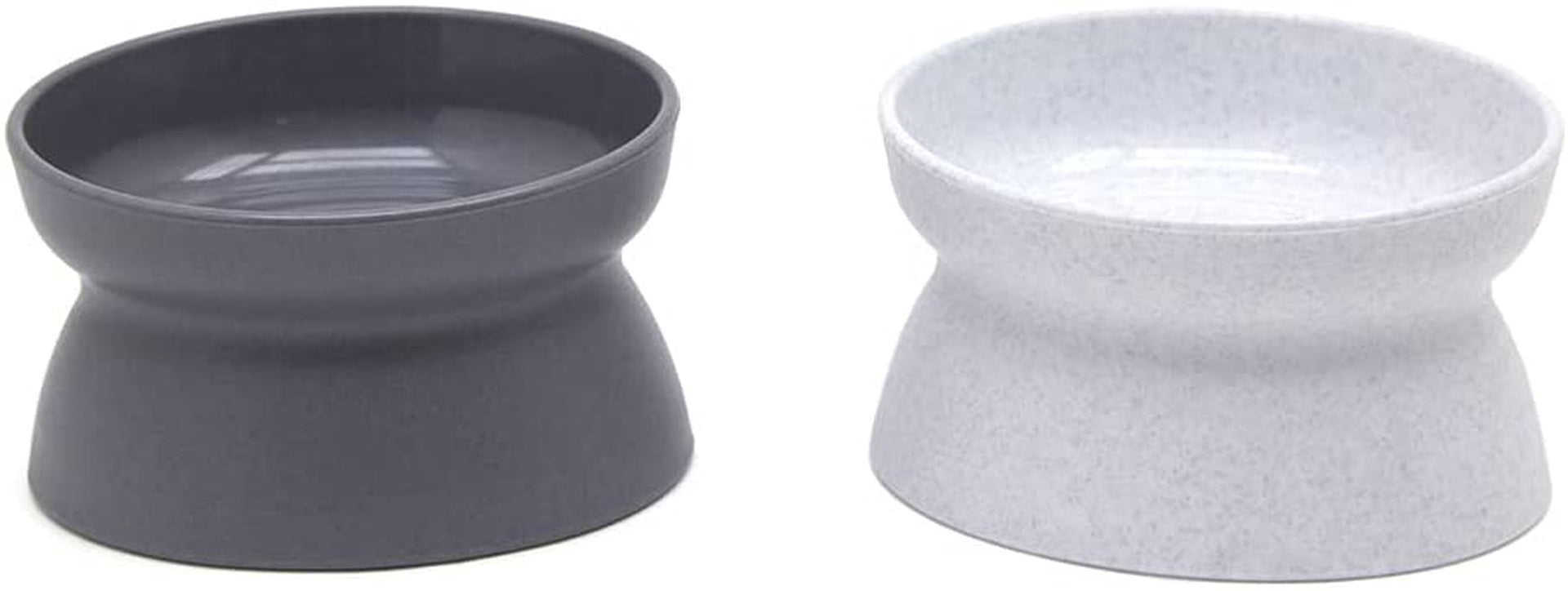 kitty-city-elevated-cat-bowls-set-of-2-whisker-friendly-raised-cat-food-water-dishes-modern-pedestal-design-dishwasher-safe-6-5-oz-each-white-gray