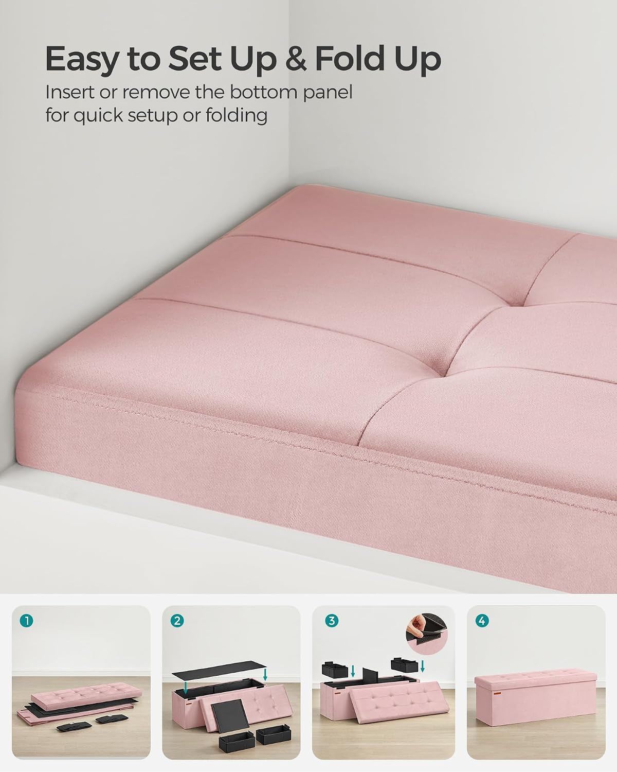 songmics-mazie-collection-storage-ottoman-bench-foldable-foot-rest-15-x-43-x-15-inches-end-of-bed-bench-storage-chest-load-660-lb-living-room-bedroom-entryway-jelly-pink-ulsf277r01