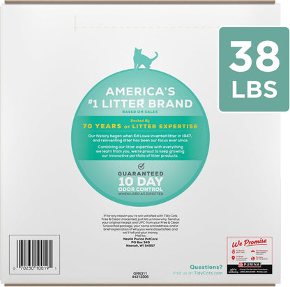 Purina Tidy Cats Free and Clean Unscented Clumping Cat Litter with Odor Control - 38 Lb. Box9