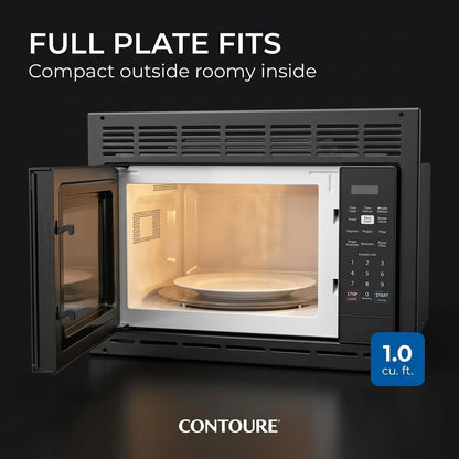 Built-In RV Microwave, 1.0 Cu Ft, 900W, Black Onyx | Express Cook Presets, Auto Menus, Time and Weight Defrost, 10.5 in Glass Turntable, Trim Kit Sold Separately RV-985BK6