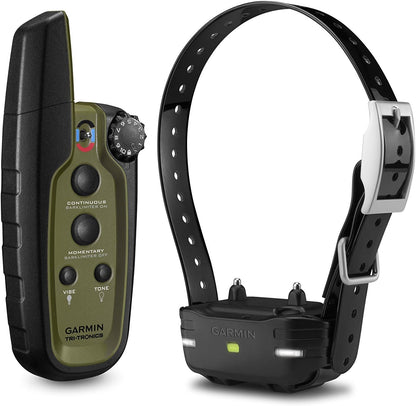 Garmin Sport PRO Bundle, Dog Training Collar and Handheld, 1-Handed Training of up to 3 Dogs, Tone and Vibration | Supports up to 3 Dogs, Tone and Vibration and Cont. and Momentary Stim, Barklimiter, LED, up to 60H1
