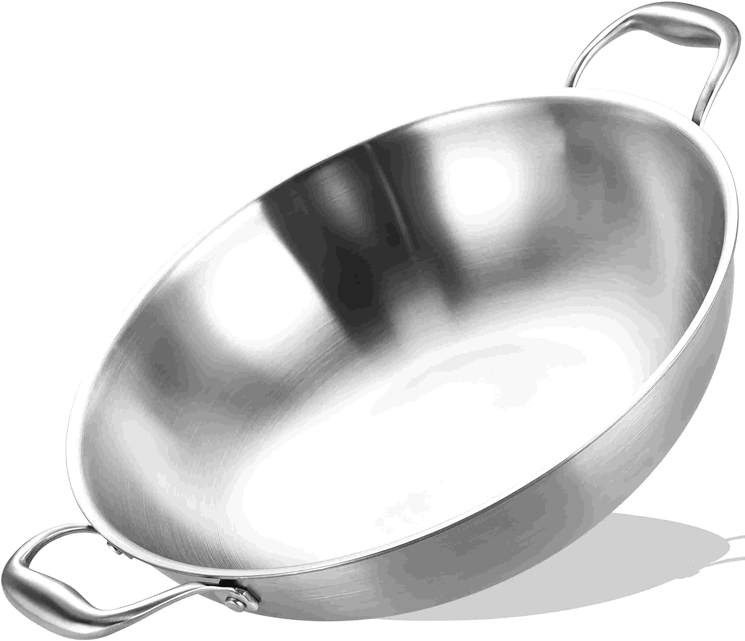 14-5-inch-stainless-steel-wok-jumbo-cooker-dual-handles-large-uncoated-tri-ply-stir-fry-pan-everyday-cooking-wok-for-induction-flat-bottom-pfoa-free-6-8-servings