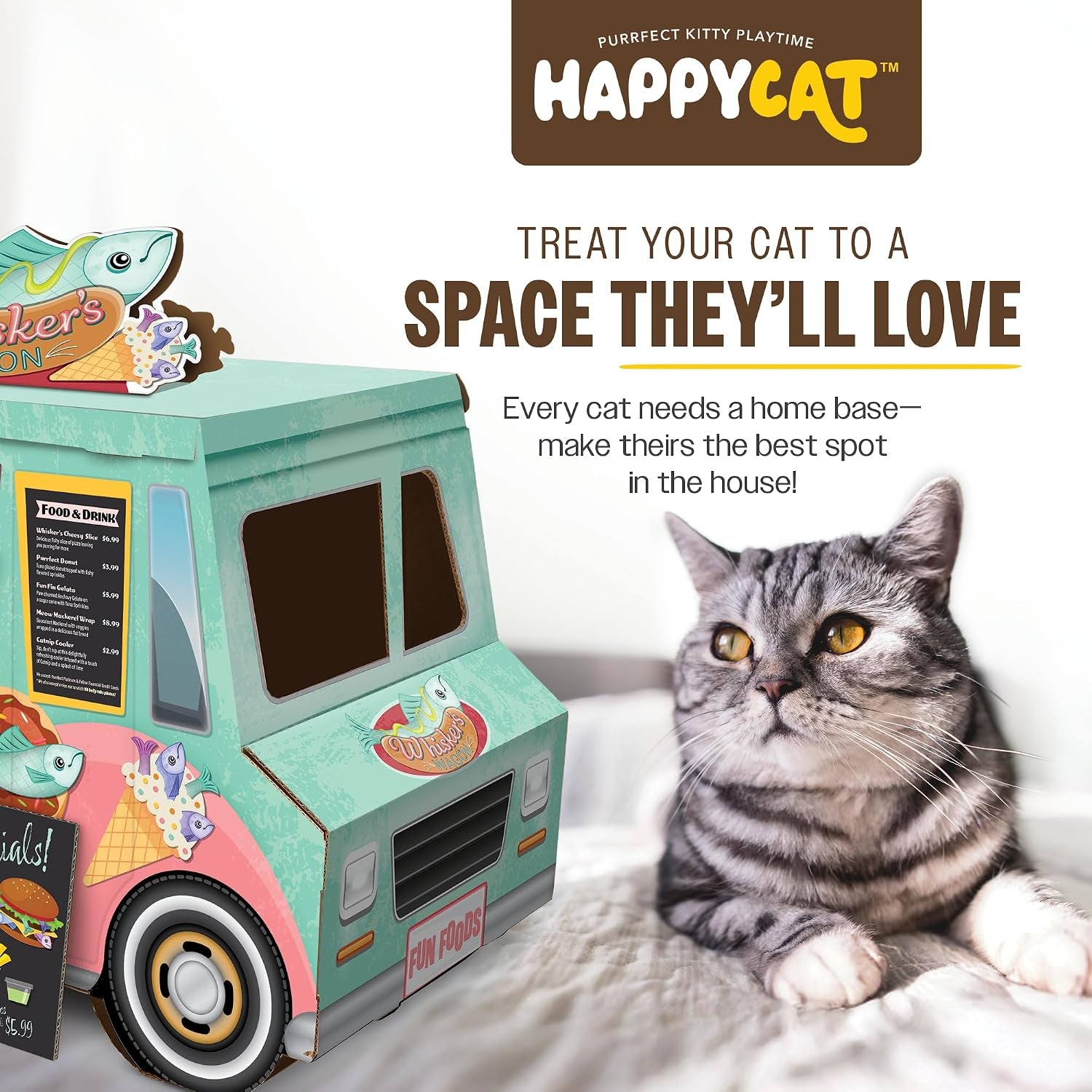 happycat-whisker-s-wagon-cat-scratcher-house-vintage-cardboard-cat-playhouse-with-scratch-panels-spacious-hideaway-cute-pet-toys-durable-activity-center-for-indoor-cats