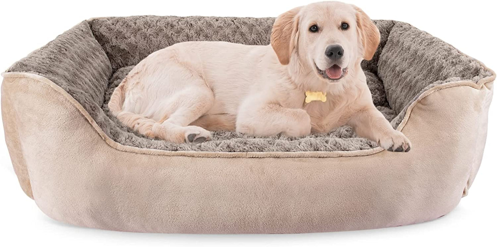 joejoy-rectangle-dog-bed-for-large-medium-small-dogs-washable-orthopedic-sofa-bed-soft-breathable-puppy-pet-cuddler-durable-calming-dog-bed-with-anti-slip-bottom-multiple-sizes-beige