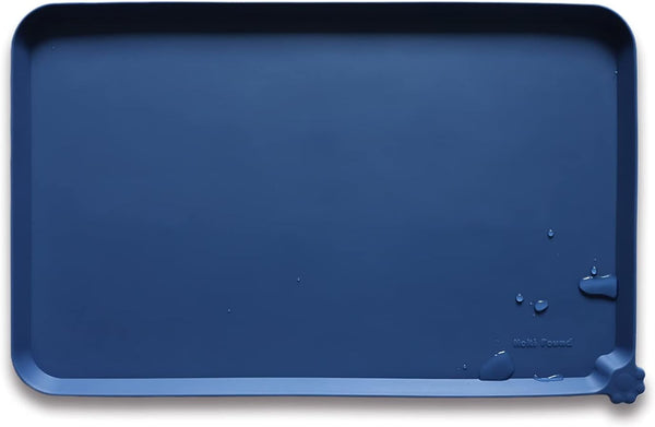 Hoki Found -Waterproof Pet Feeding Mats with High Lips - Multiple Size and Colors for Dogs, Cats & Others-G36