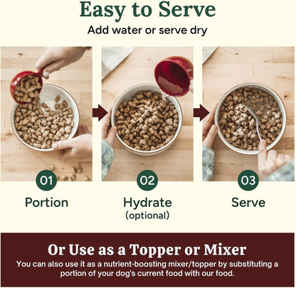 360 Pet Nutrition Freeze-Dried Raw Dog Food – Beef Recipe with Liver & Organs, High Protein with Omega-3S, Fruits, Veggies & Superfoods, Grain-Free, No Fillers, 1 Lb – Made in USA5