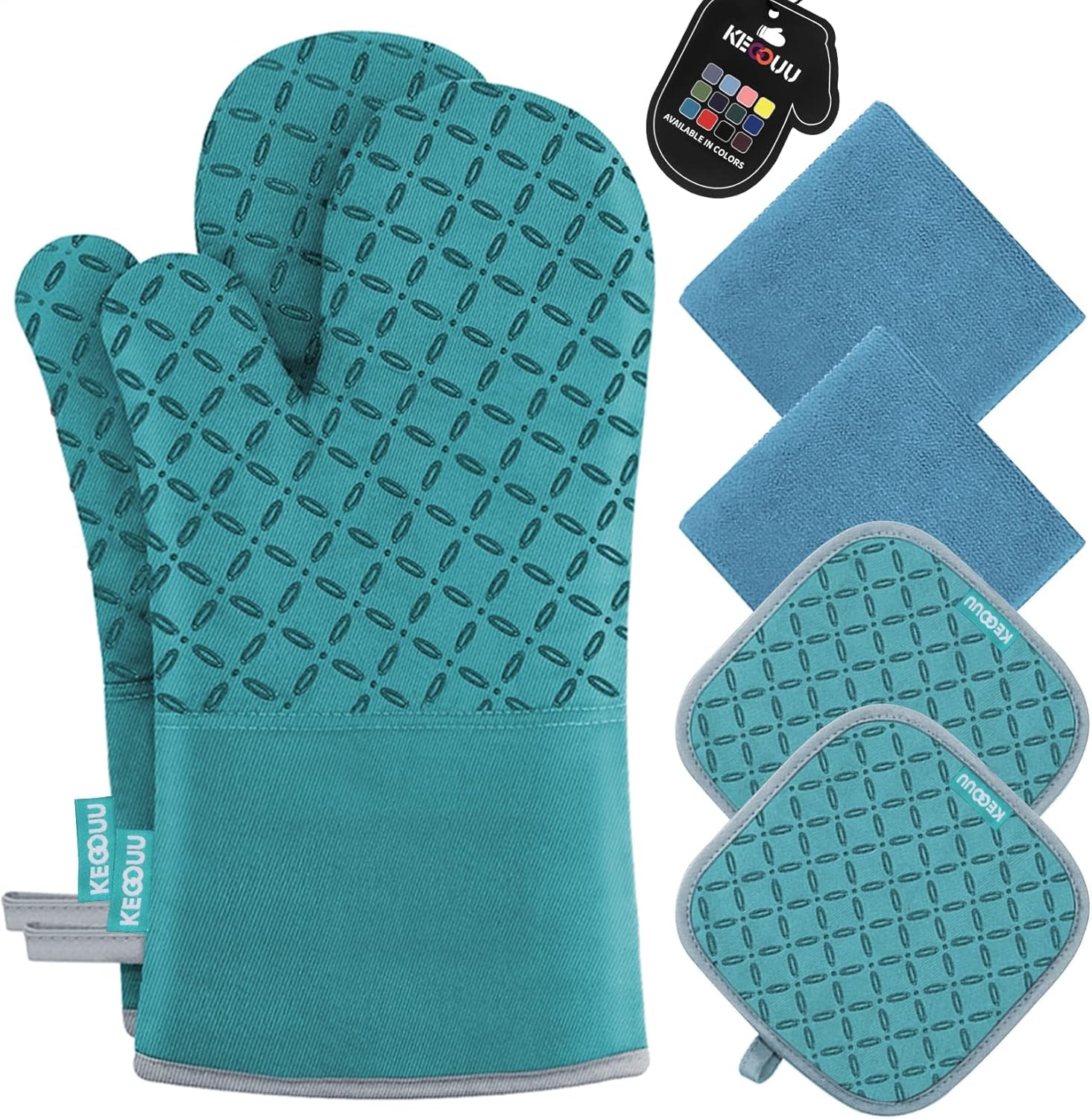 oven-mitts-and-pot-holders-6pcs-set-kitchen-oven-glove-high-heat-resistant-500-degree-extra-long-oven-mitts-and-potholder-with-non-slip-silicone-surface-for-cooking-lake-blue