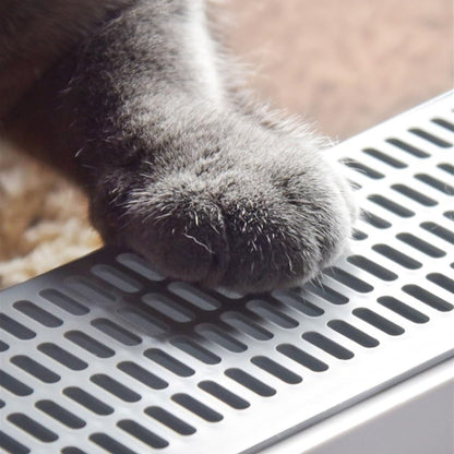 Pet Supplies, Large Open Cat Litter Box with High Sides & Scoop, Tool-Free Assembly7